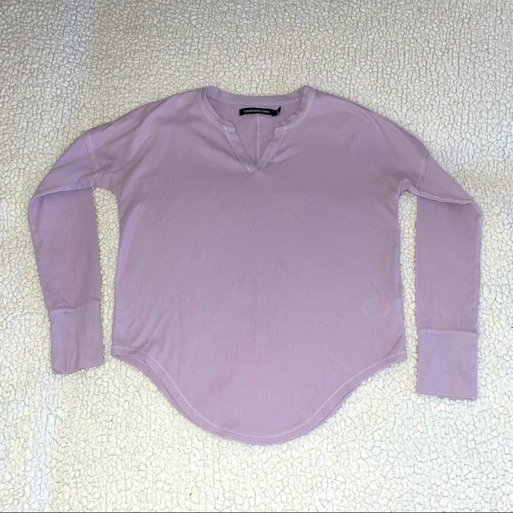 Calvin Klein Purple Long Sleeve